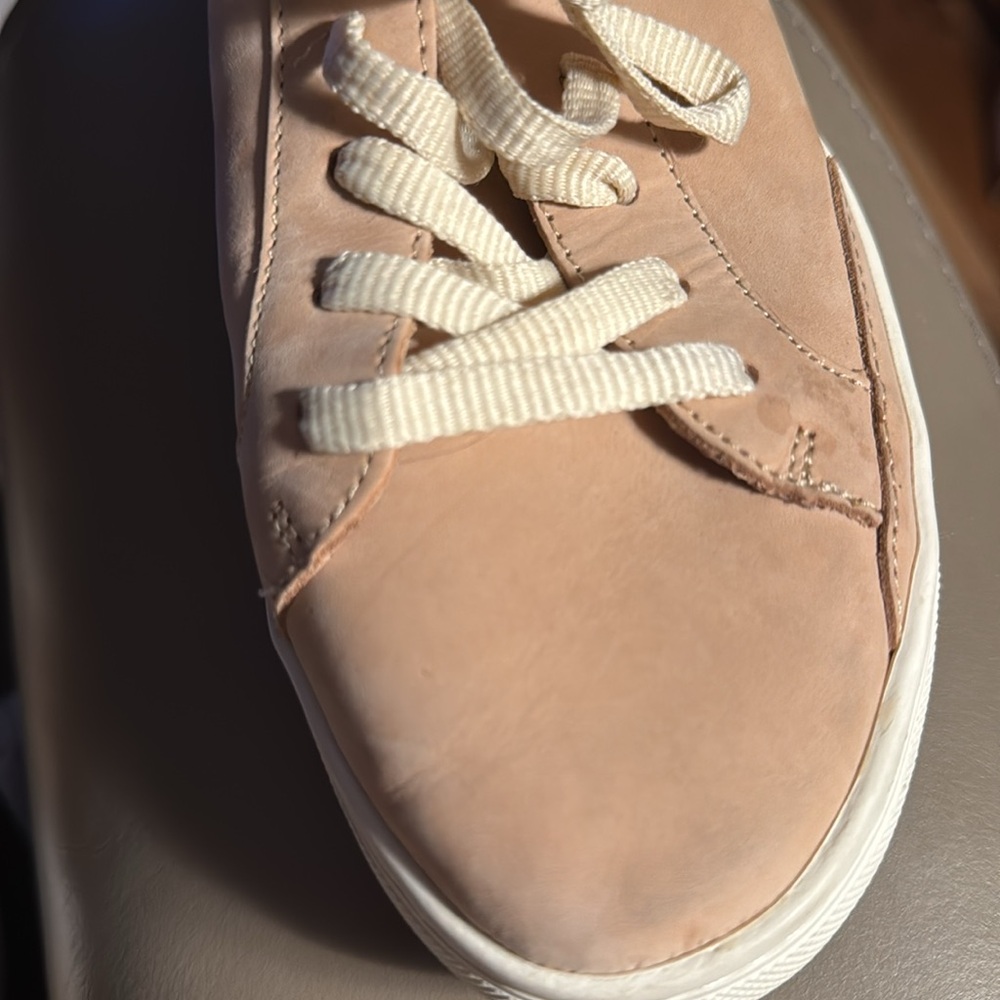 Soludos The Ibiza classic sneaker leather Women's champagne white Sneakers‎ 9.5 - Picture 13 of 16